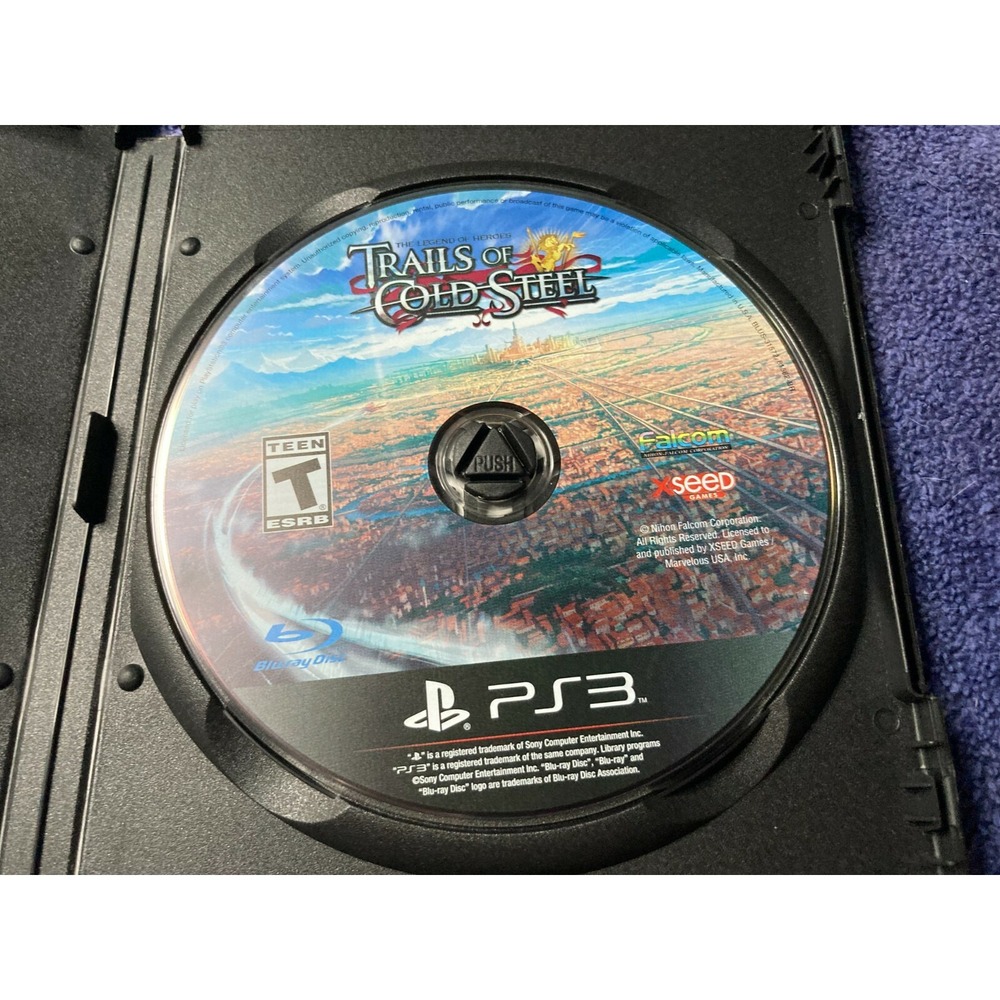 Legend of Heroes Trails of Cold Steel PlayStation 3 2015 Disc Only Tested RPG